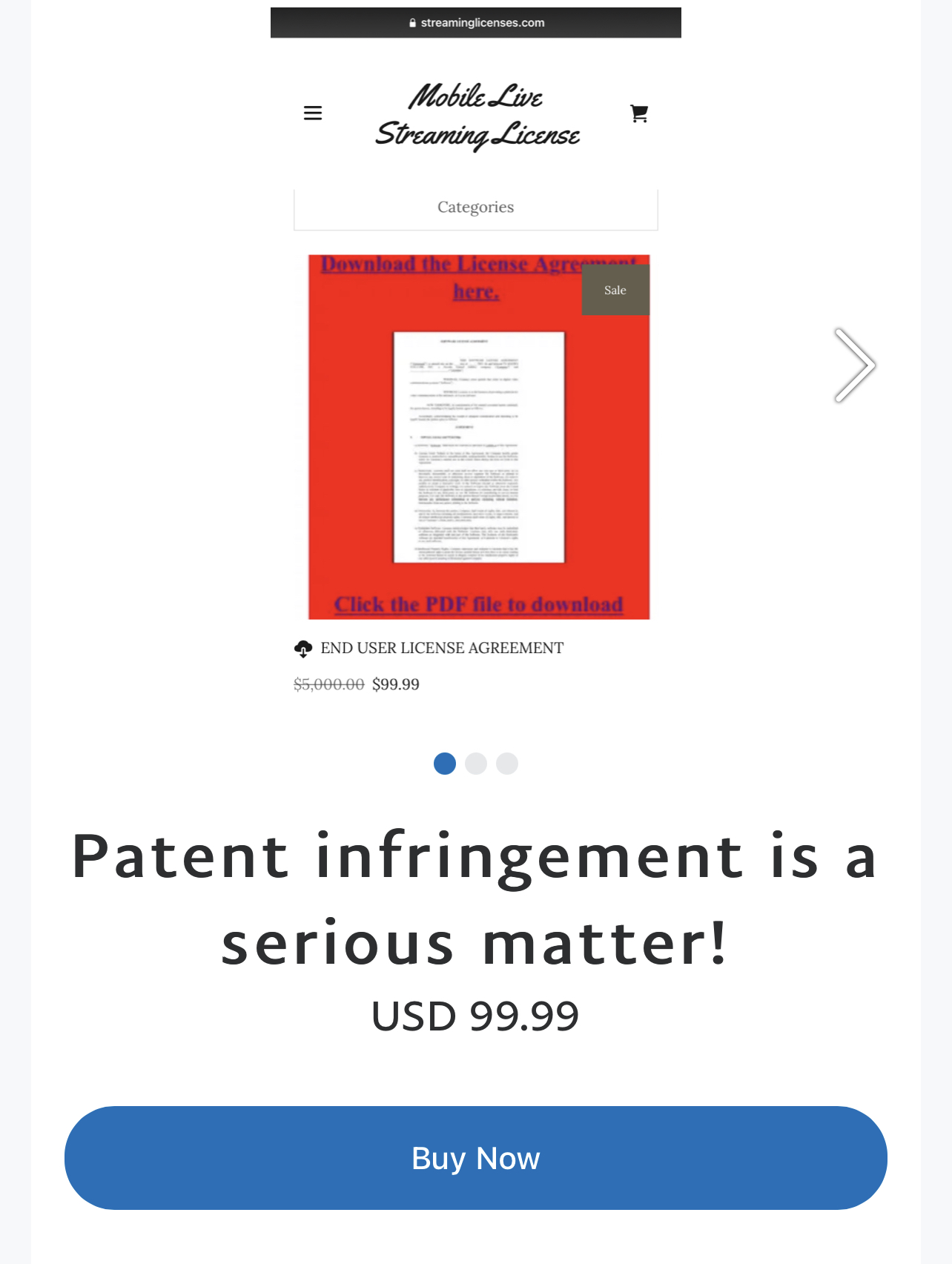 Patent Infrngment is a serious Matter!